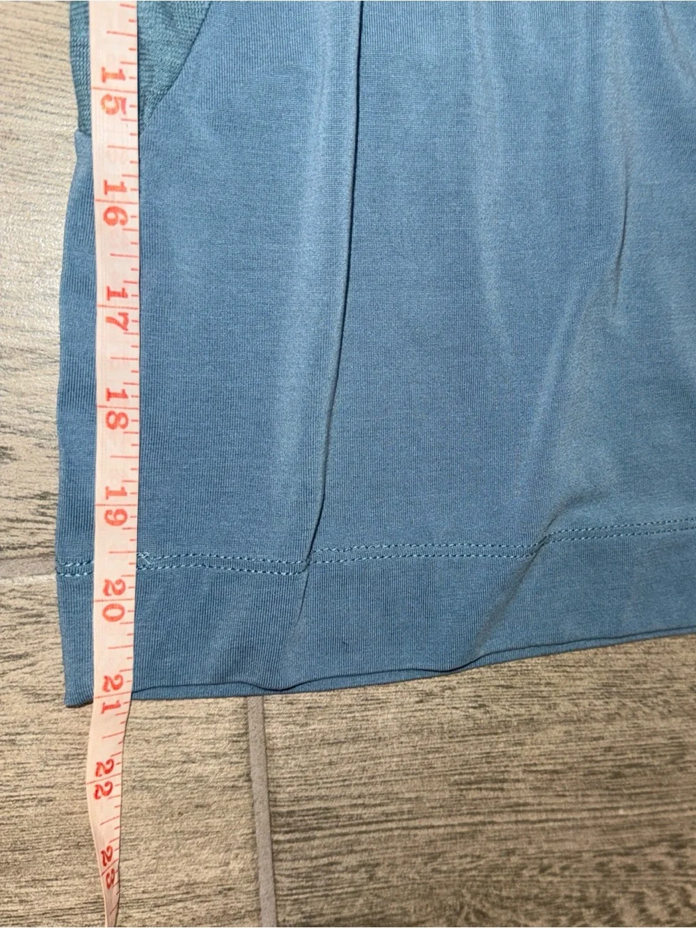 OZAI N KU Cropped Wide Leg Pants Women’s L Blue Azure Comfy Lightweight *READ